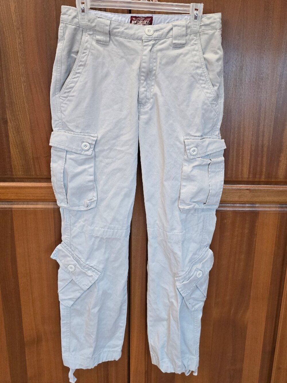 Matchstick Men’s Cargo’s SZ 29 Straight Leg Relax Fit Utility Multi Pocket Pants